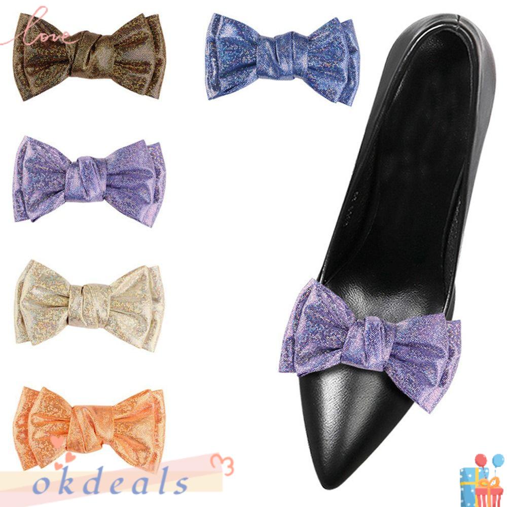 OKDEALS Set 2 Phụ Kiện Khóa Kẹp Giày Cao Gót Cho Cô Dâu