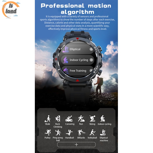 Đồng Hồ Thông Minh CF11 Màn Hình Cảm Ứng 1.39 Inches Chống Thấm Nước IP67 Chuyên Dụng