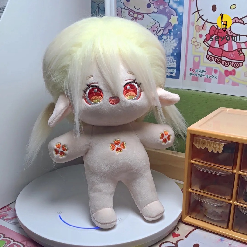 Búp Bê Nhồi Bông Hình Nhân Vật Hoạt Hình Genshin Va Chạm Klee Plushie Dễ Thương 20cm