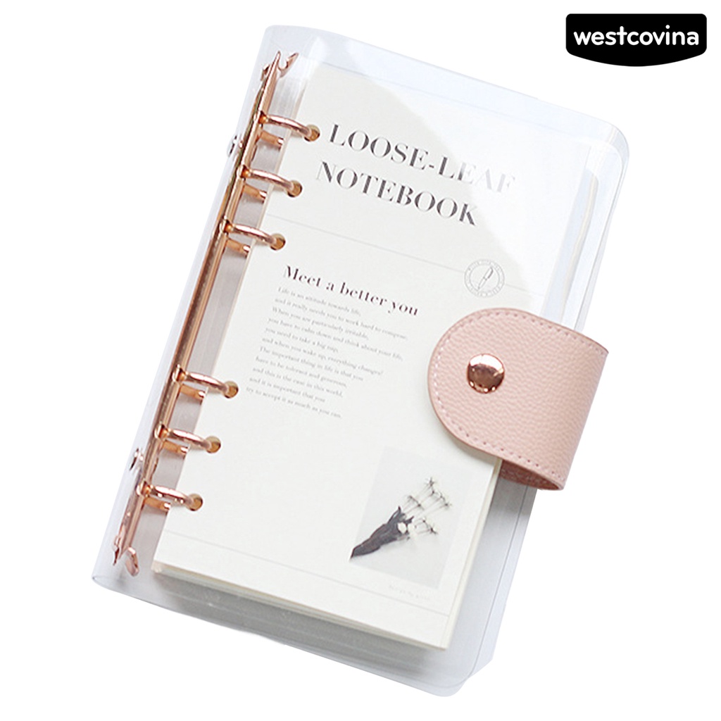 [WSTN]✎Sổ Tay Ghi Chú Trong Suốt Thiết Kế Đơn Giản Dễ Mang Theo Cho Học Sinh