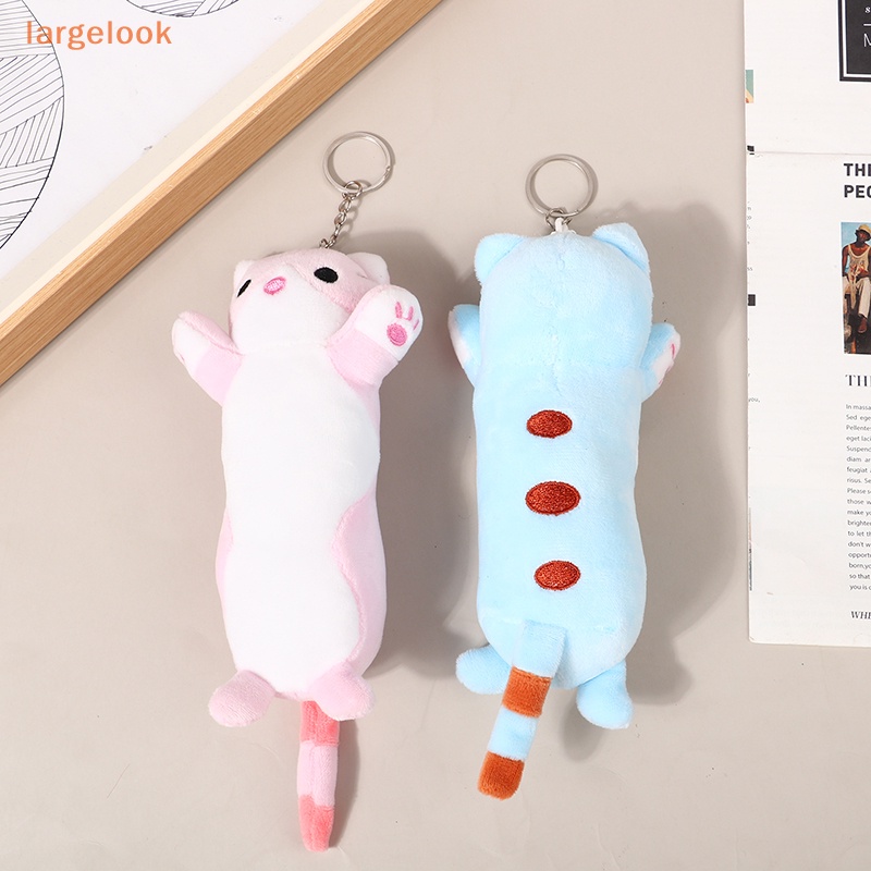 Móc Khóa Hình Mèo Nhồi Bông Mềm Mại Đáng Yêu