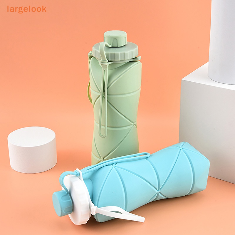 Bình Nước Silicone 600ml Có Thể Gấp Gọn Tiện Dụng