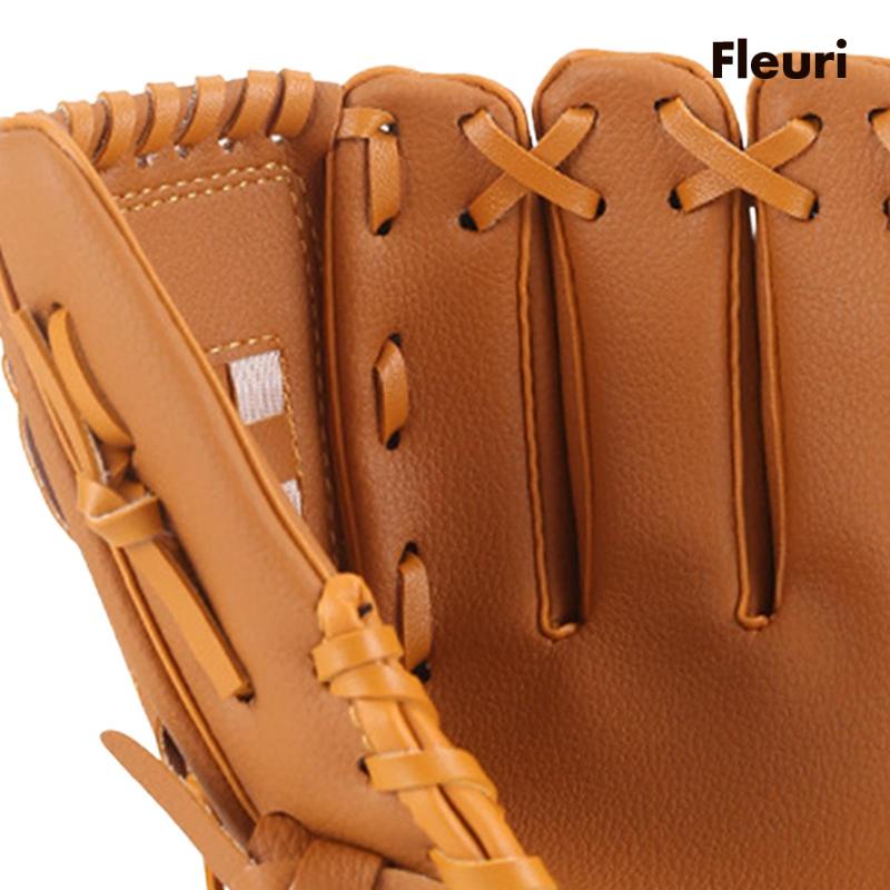 Găng Tay Bóng Chày Và Bóng Lông Mềm Mại Màu Nâu Sturdy Cho Trẻ Em Và Người Lớn