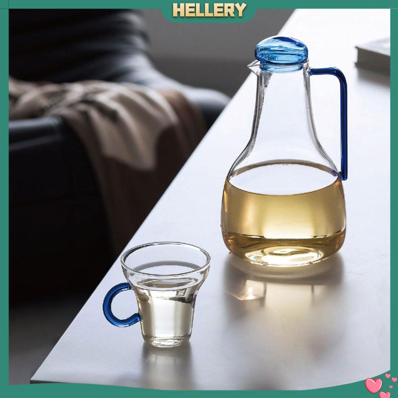 Bình Đựng Nước Bằng Kính Trọng Lượng Nhẹ 1300ml Có Tay Cầm Tiện Dụng