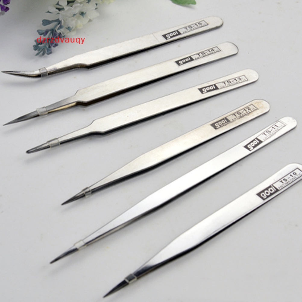1 cái nhíp thép không gỉ Chống từ tính Bộ dụng cụ tinh xảo Bộ dụng cụ kim hoàn mới