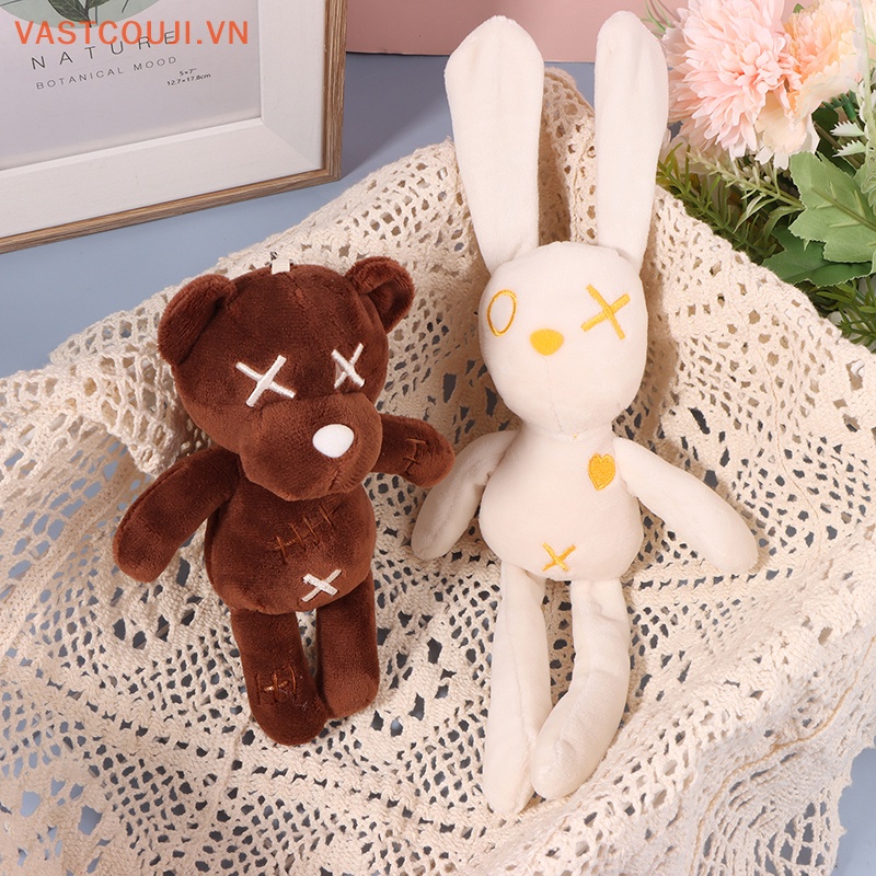 Móc Khóa Hình Thỏ Nhồi Bông Đáng Yêu