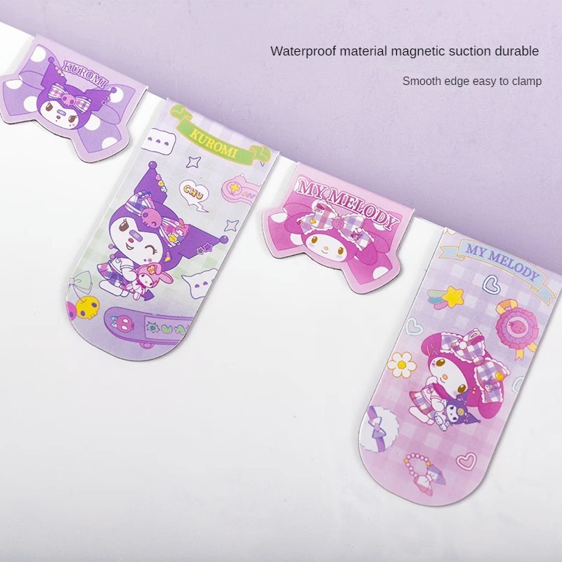 Sanrio JK Kẹp Đánh Dấu Trang Hai Mặt Tinh Tế Kulomi Đại Học