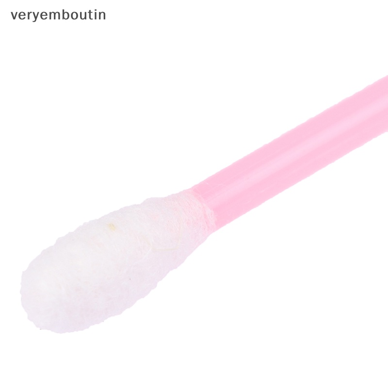 Hộp 100 Tăm Bông Cotton Hai Đầu Dùng Một Lần Để Vệ Sinh Tai / Mũi / Lỗ Tai