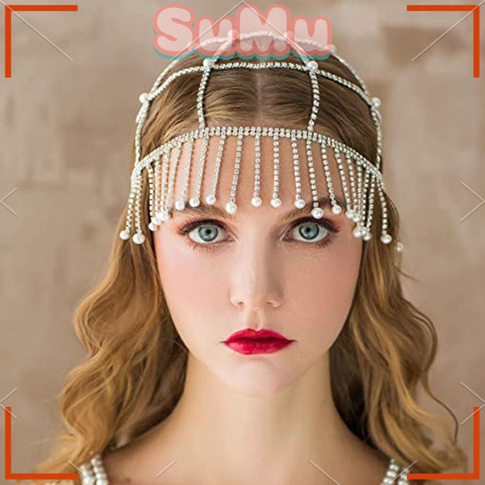 SUMU Cài Tóc Đính Đá Nhiều Màu Sắc Phong Cách Bohemian