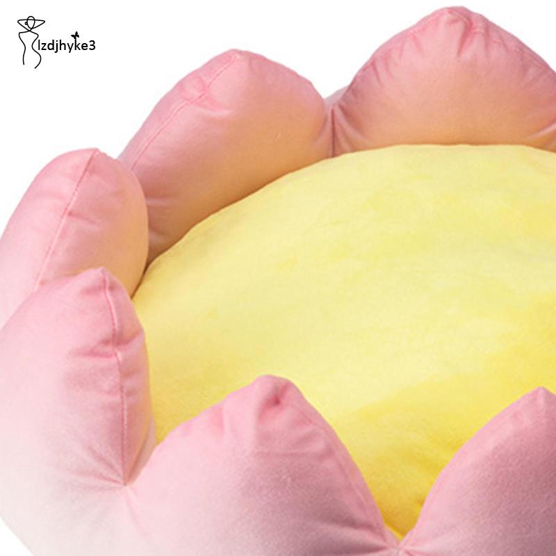 Giường Ngủ Hình Hoa Sen Chống Trượt Thoải Mái Giữ Ấm Mùa Hè Cho Thú Cưng