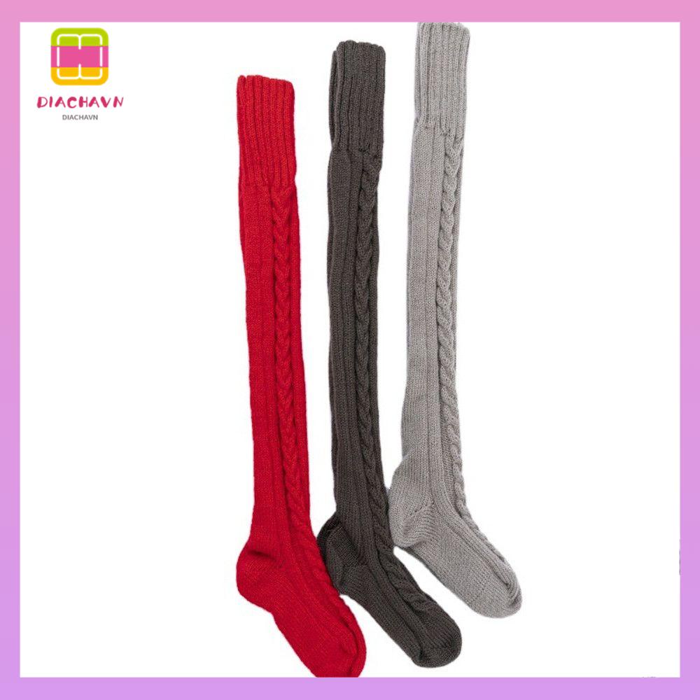 DIACHAVN Tất Ống Chân Mềm Mại Giữ Ấm Cho Nữ