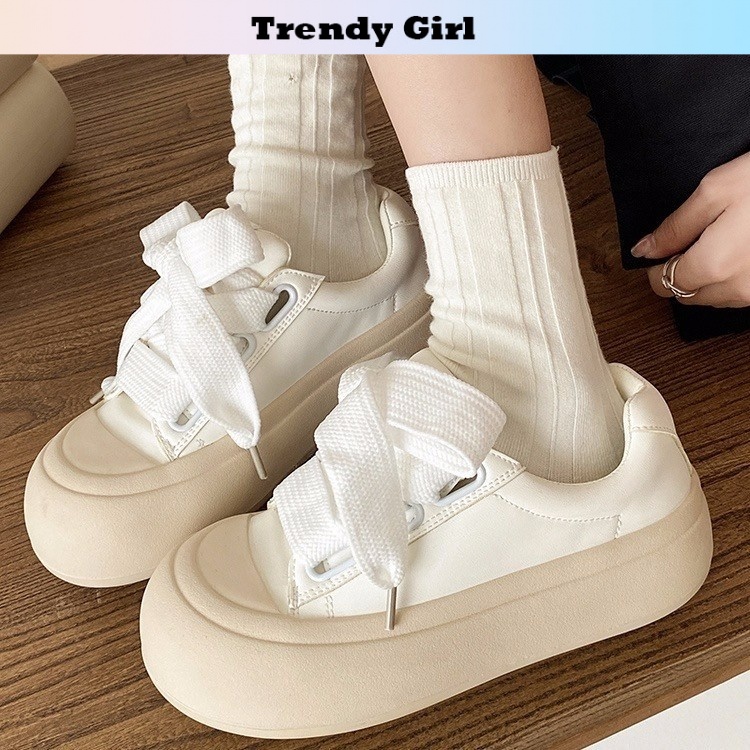 Giày Thể Thao Nữ Bánh Mì Đế Dày Thời Trang Xuân Hè Mới Mẻ HZFWS1715