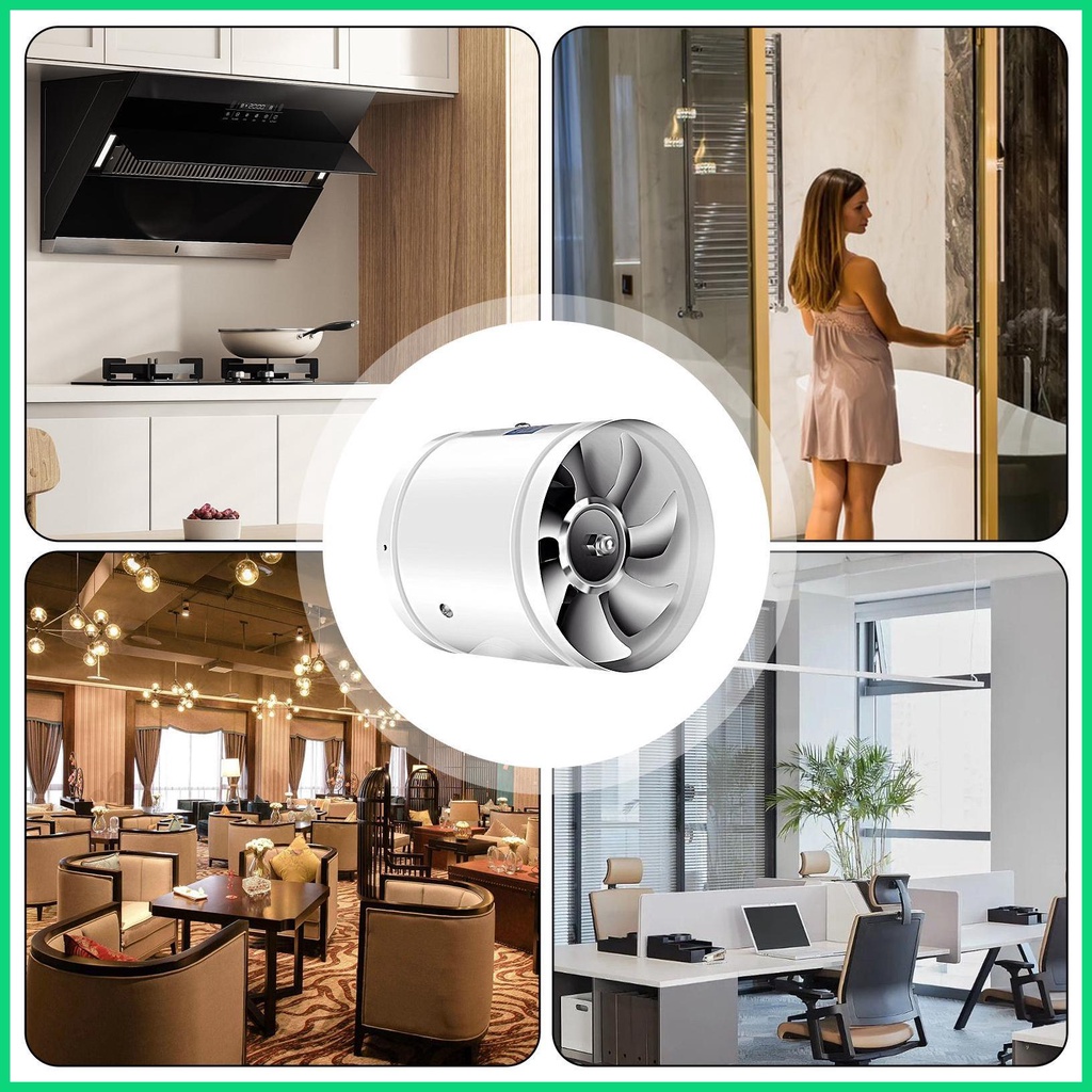 Quạt Thông Gió Mạnh Mẽ Đa Chức Năng Tiếng Ồn Thấp Và 7 Lá Dày Cho jiwvn