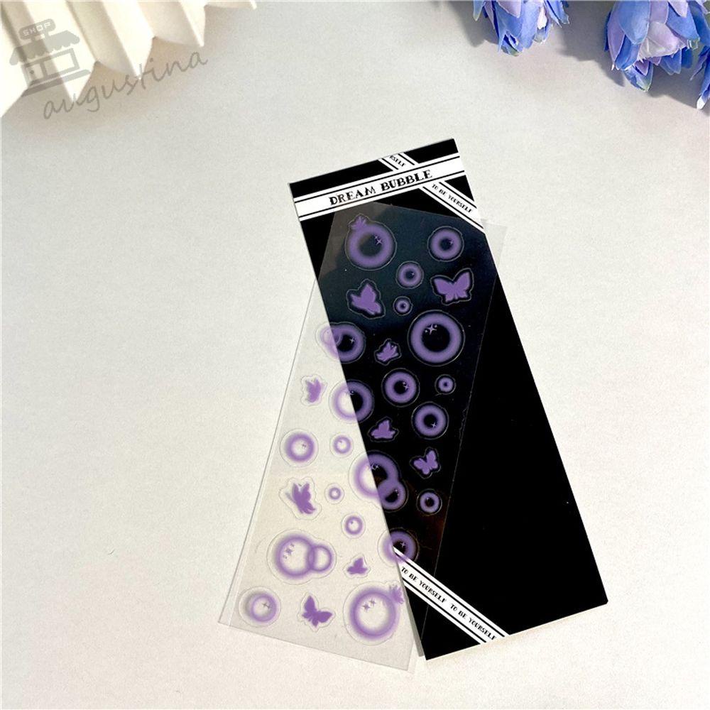 AUGUSTINA Sticker Dán Trang Trí Sổ Tay Hình Bươm Bướm DIY