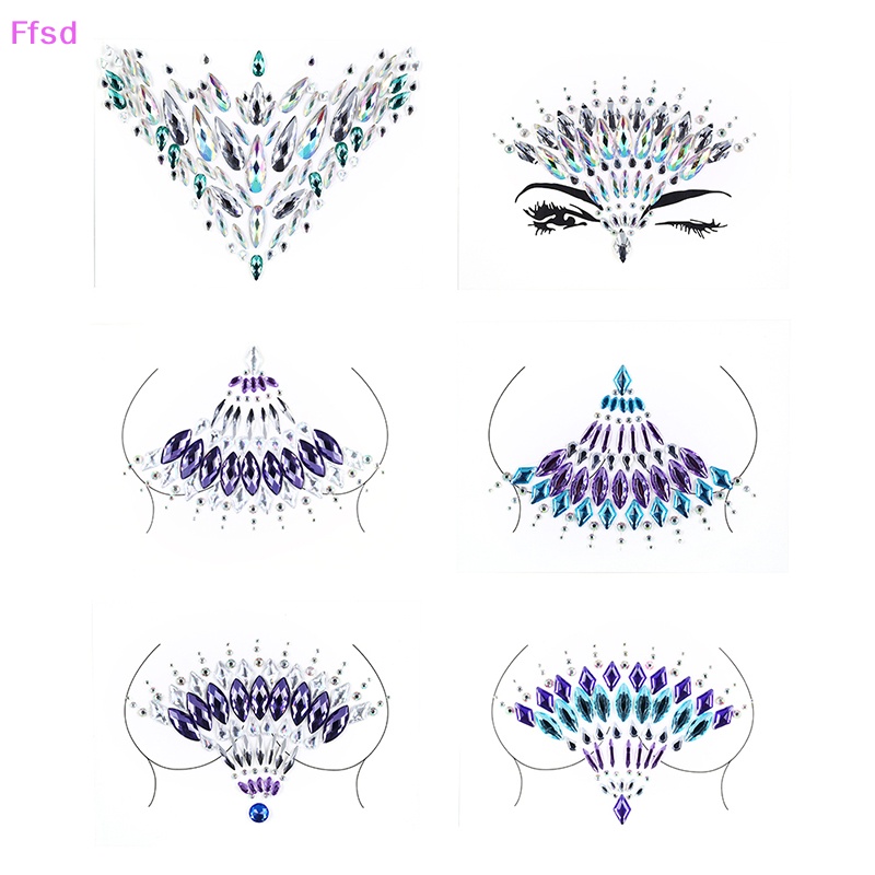 {Ffsd} Miếng Dán Núm Vú Pha Lê Dán Ngực Phụ Nữ Bán Chạy *