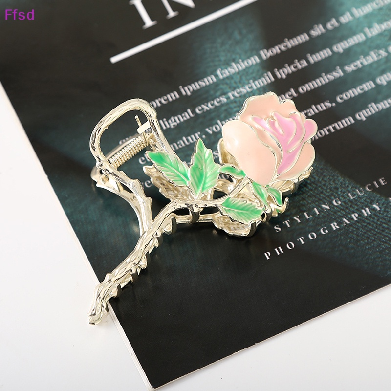 {Ffsd} Kẹp Tóc Hình Hoa Hồng Tinh Tế Thời Trang Phong Cách Trung Hoa Dành Cho Nữ * Hàng Bán Chạy