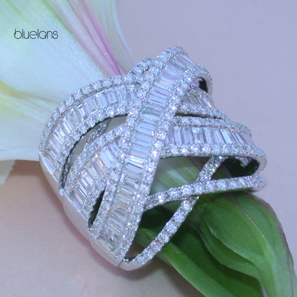 Nhẫn Đính Đá Nhiều Lớp Thời Trang Cho Nữ