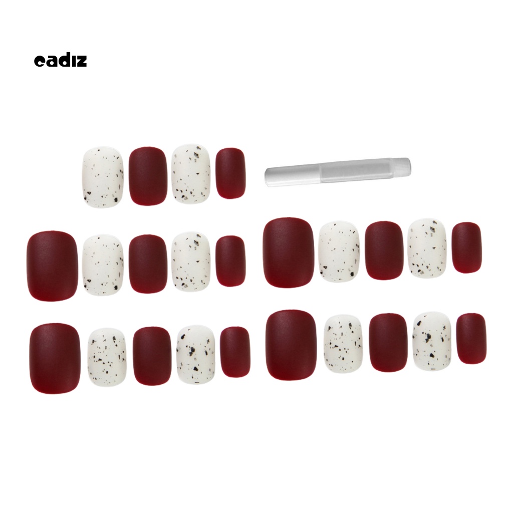 1 Bộ Móng Tay Giả Siêu Mỏng Màu Sắc Sống Động Dễ Sử Dụng DIY