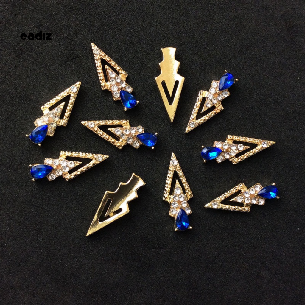 Bộ 20 Đá Đính Trang Trí Móng Tay Hình Chữ V Chống Rơi