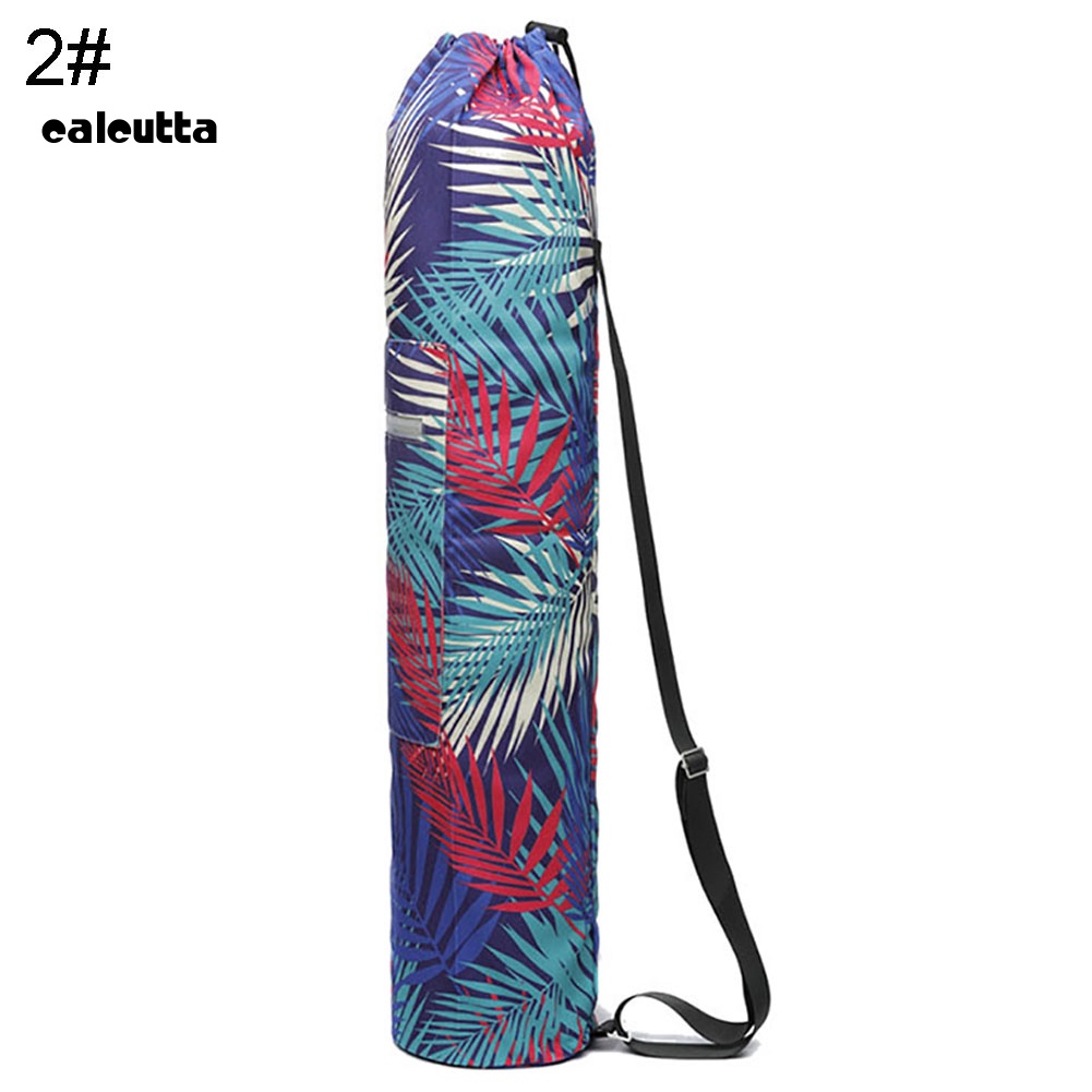 Túi Canvas Dây Rút In Họa Tiết Dùng Đựng Thảm Tập Yoga