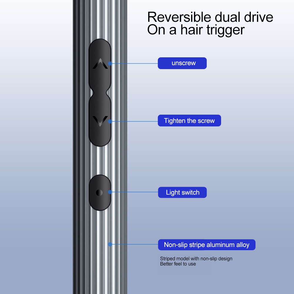 Bộ Tua Vít Điện Tử Tự Động 58 Trong 1 ZIQQUCU Có Đèn Led Chuyên Dụng Sửa Chữa Điện Thoại Laptop Đồng Hồ