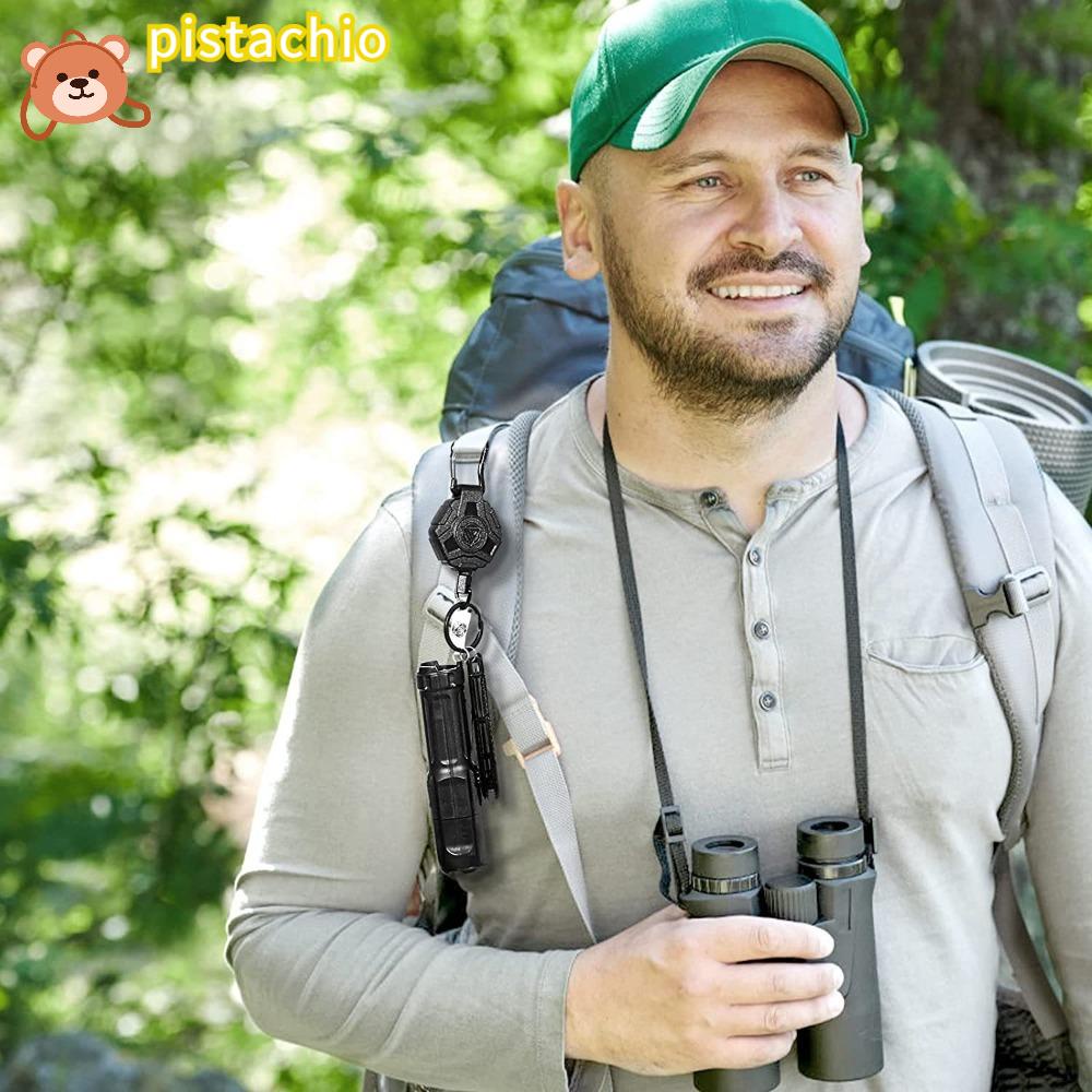 PISTA Dây Móc Khóa Có Thể Thu Gọn Chống Trộm Tiện Dụng Khi Đi Cắm Trại