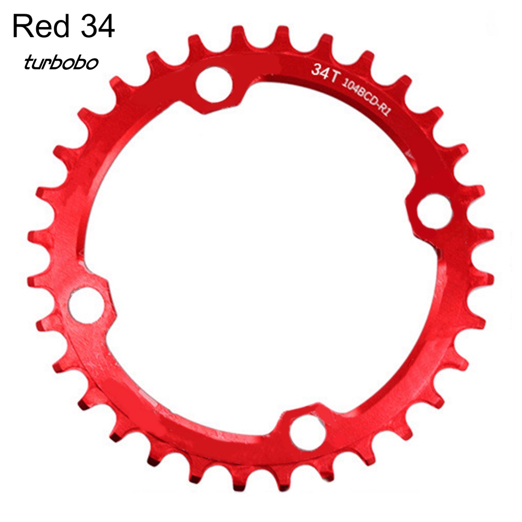 Turbobobo Đĩa Xích Cao Cấp Cho Xe Đạp 32T / 34T / 36T / 38T 104BCD MTB