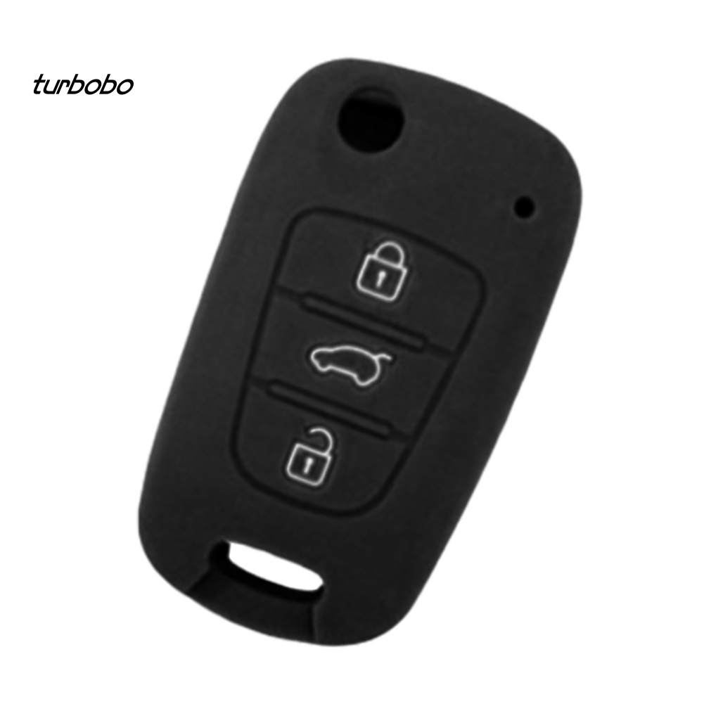 Vỏ Silicon Bảo Vệ Chìa Khóa Điều Khiển Từ Xa Cho Xe Hơi Kia Hyundai 3 Nút