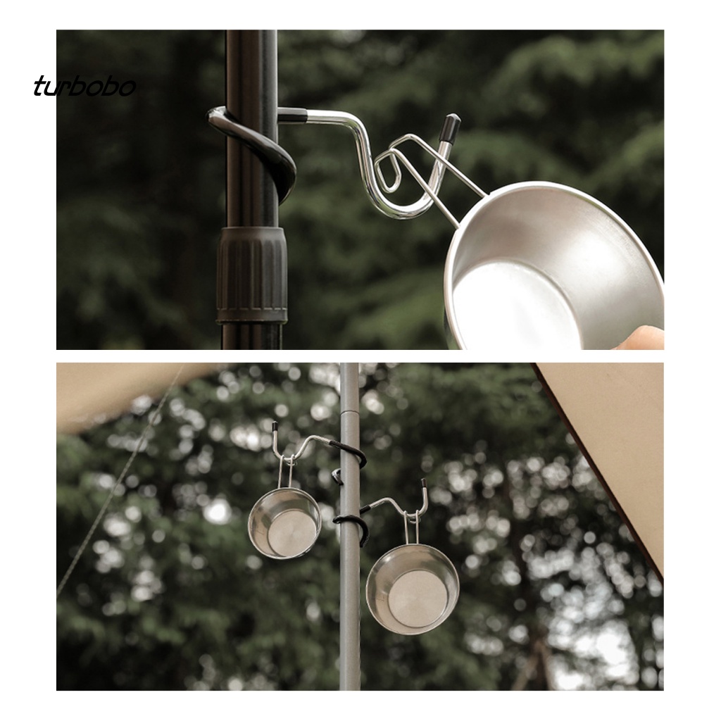 Móc Treo Đèn Cắm Trại Bằng Thép Không Gỉ Chịu Tải Mạnh Chống Trượt Đa Năng