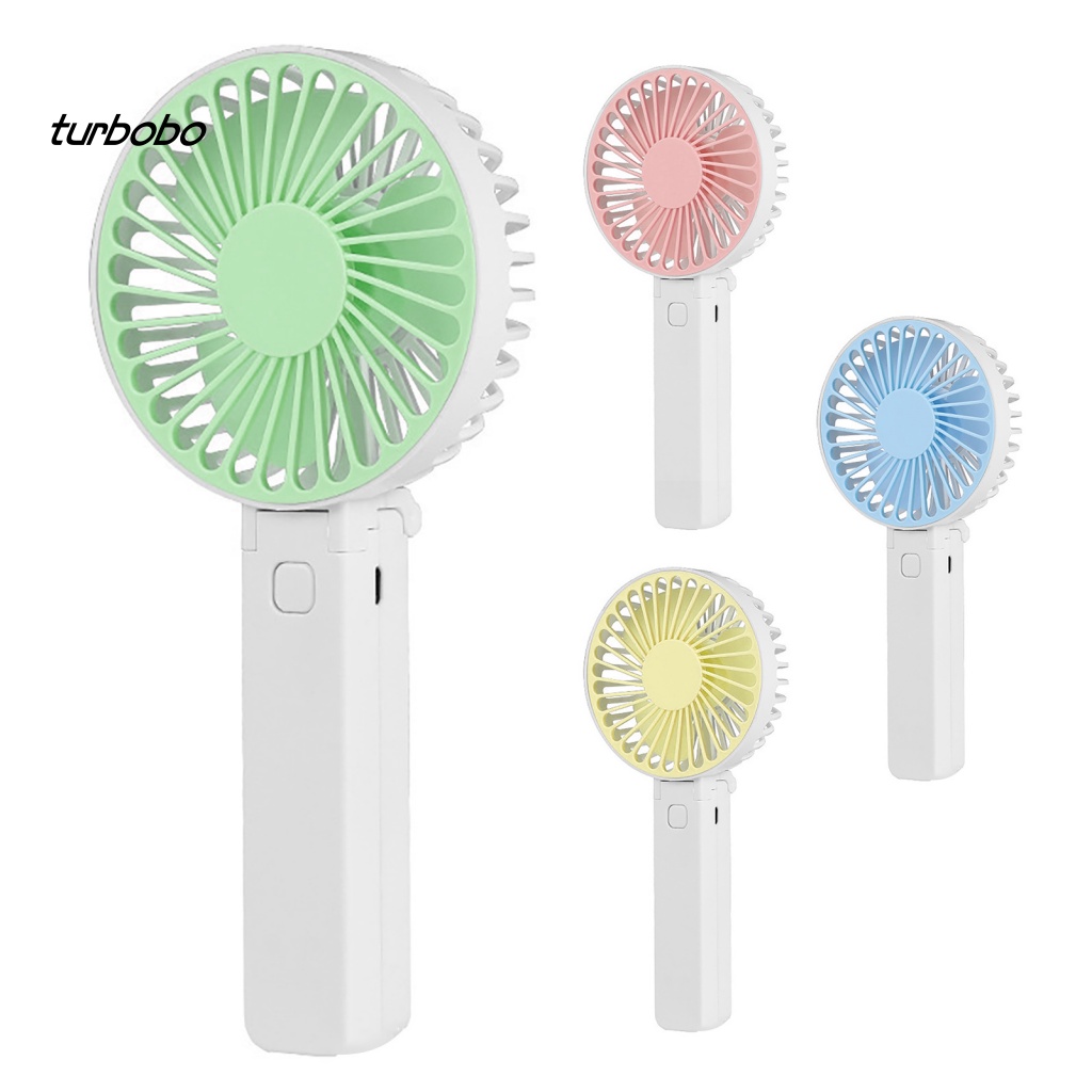 Quạt Mini 3 Bánh Răng Cầm Tay Có Thể Gập Lại Sạc USB