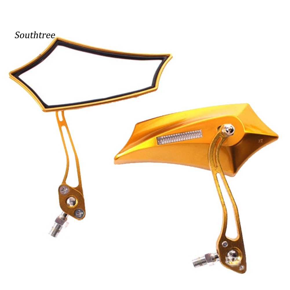 Set 2 Gương Chiếu Hậu Bằng Hợp Kim Nhôm Thông Dụng Cho Xe Máy