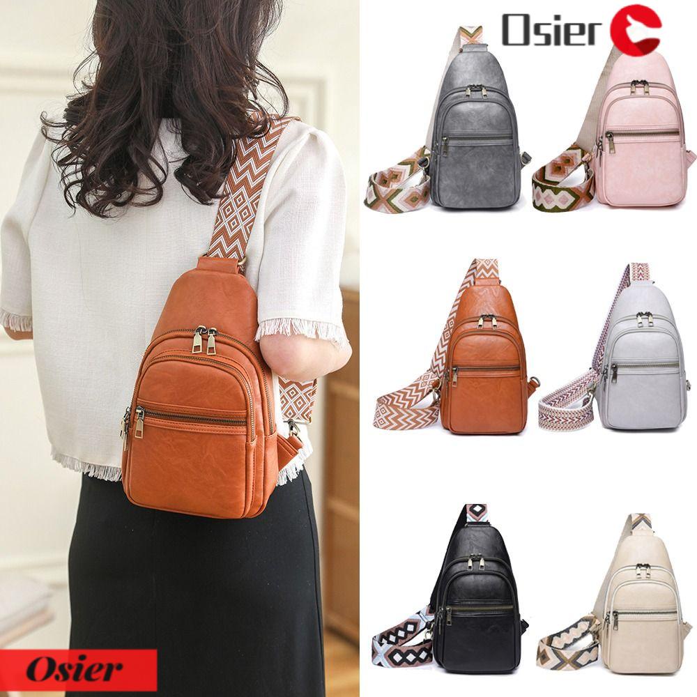 OSIER1 Túi Đeo Chéo Da Pu Cỡ Nhỏ Thời Trang Sành Điệu