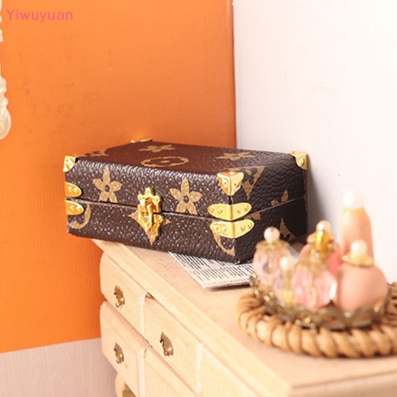 Va Li Đồ Chơi Phong Cách Vintage Cho Nhà Búp Bê 1: 12 Mới