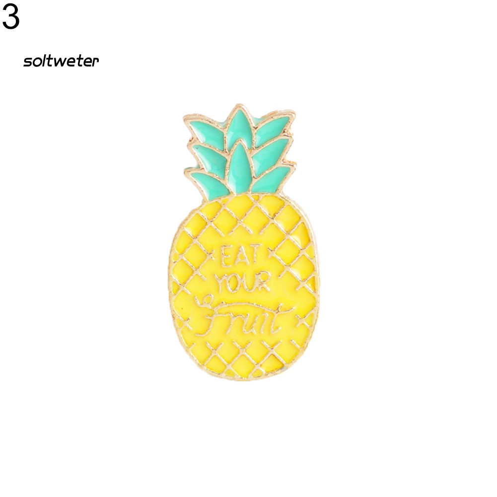 Ghim Cài Áo Hình Lọ Gia Vị Dứa / Sách Truyện Tranh Thời Trang