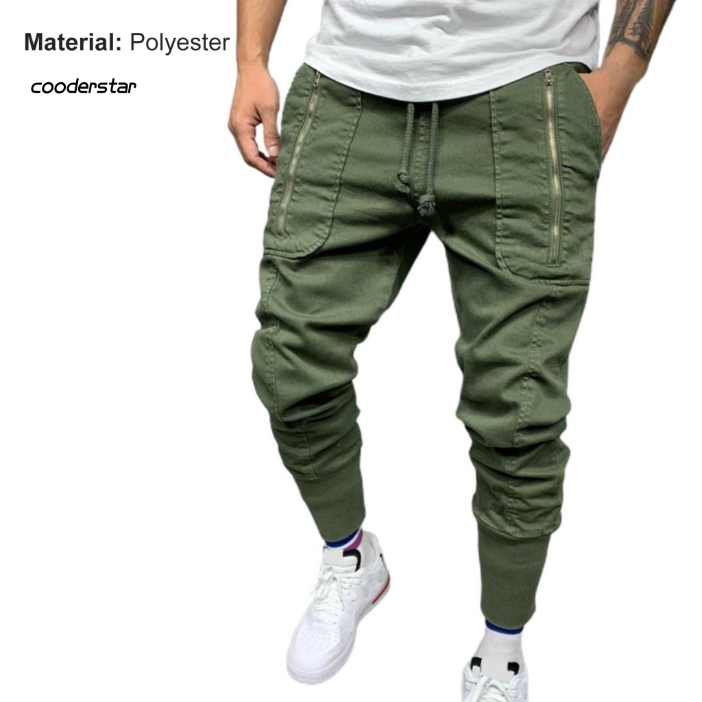 Quần Dài Thể Thao Rút Dây Màu Trơn Thời Trang Cho Nam