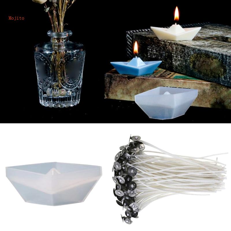 Khuôn Làm Xà Phòng / Nến Handmade Hình Thuyền Mojito Bằng Nhựa Resin