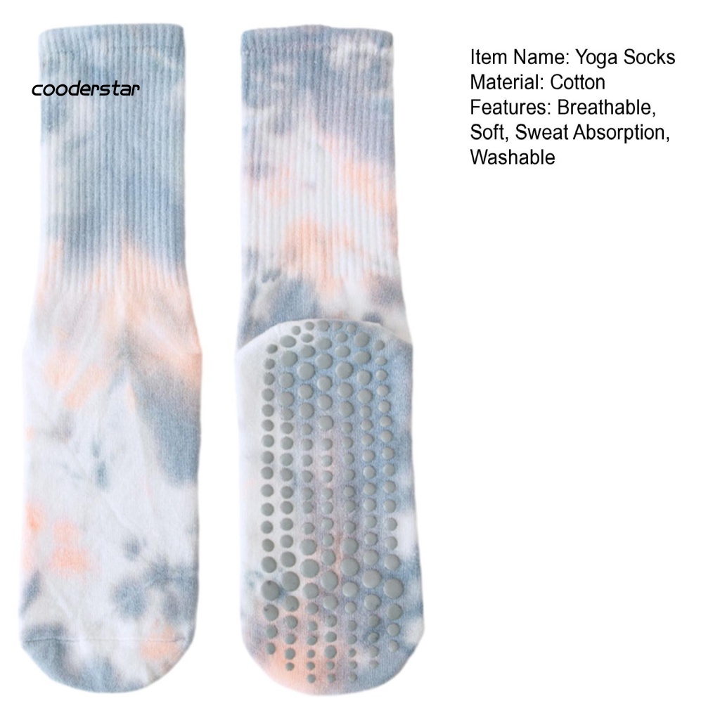 1 Đôi Vớ Yoga Co Giãn Thoáng Khí Chống Trượt Thấm Hút Mồ Hôi