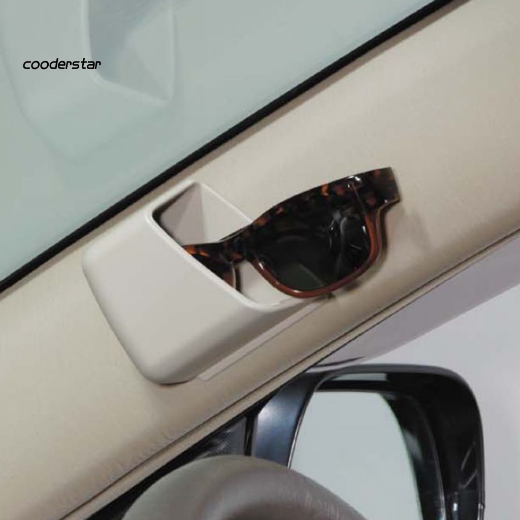 1 Cặp Hộp Đựng Mắt Kính / Thẻ IC Xe Hơi Tiết Kiệm Không Mùi Tiện Dụng