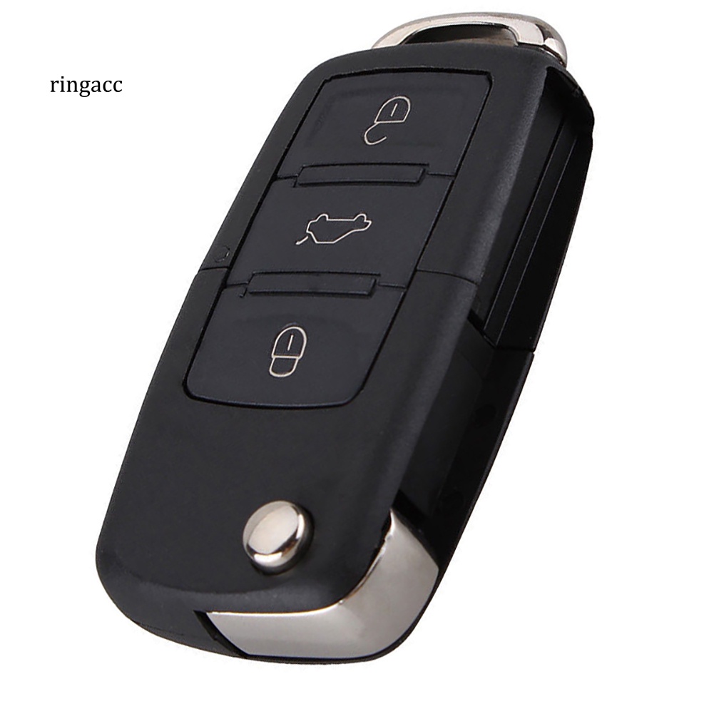 Vỏ Chìa Khóa Điều Khiển Từ Xa 3 Nút Cho Bora Passat Golf Polo Jetta