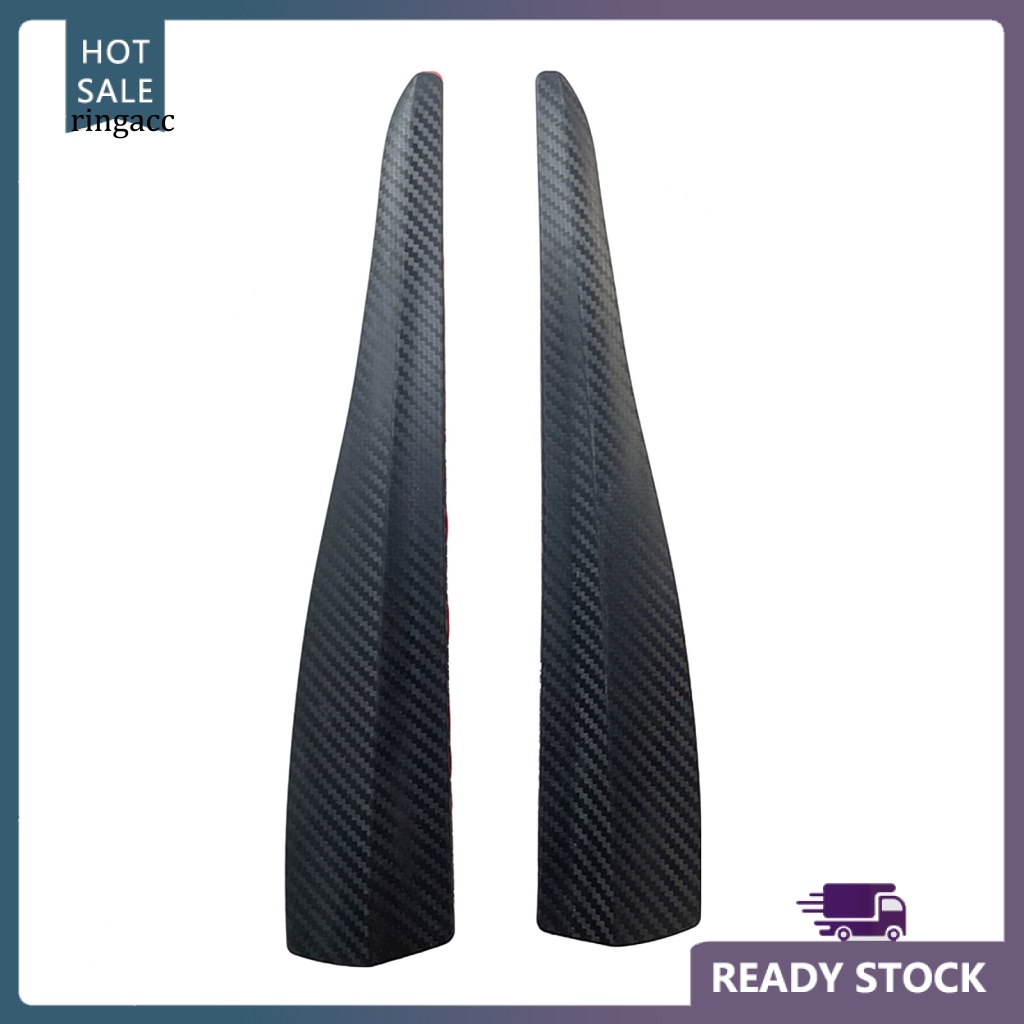 Bộ 2 Miếng Dán Bảo Vệ Góc Cạnh Xe Hơi Chống Va Chạm Họa Tiết Sợi Carbon Tiện Dụng
