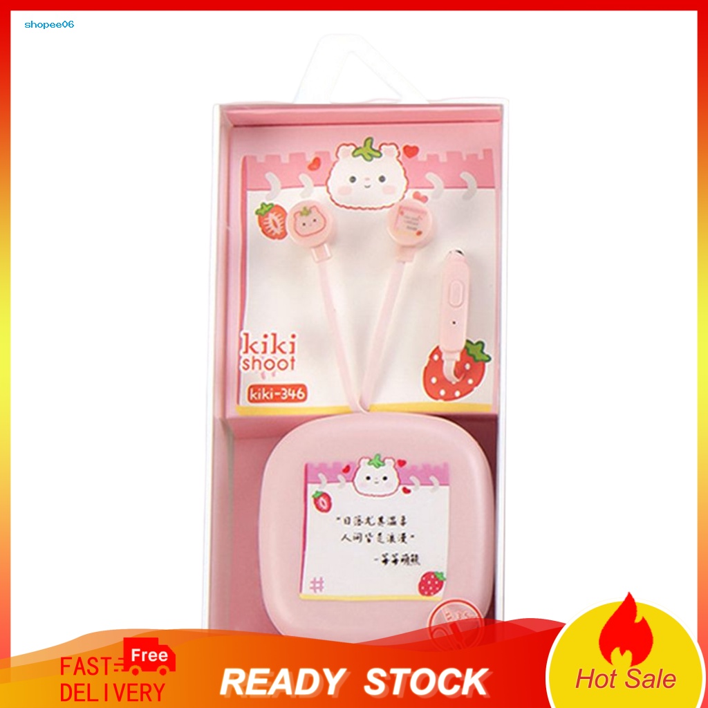 Tai Nghe Có Dây Kiểu Dáng Thể Thao Dễ Thương Mega Bass 35mm Kèm Mic