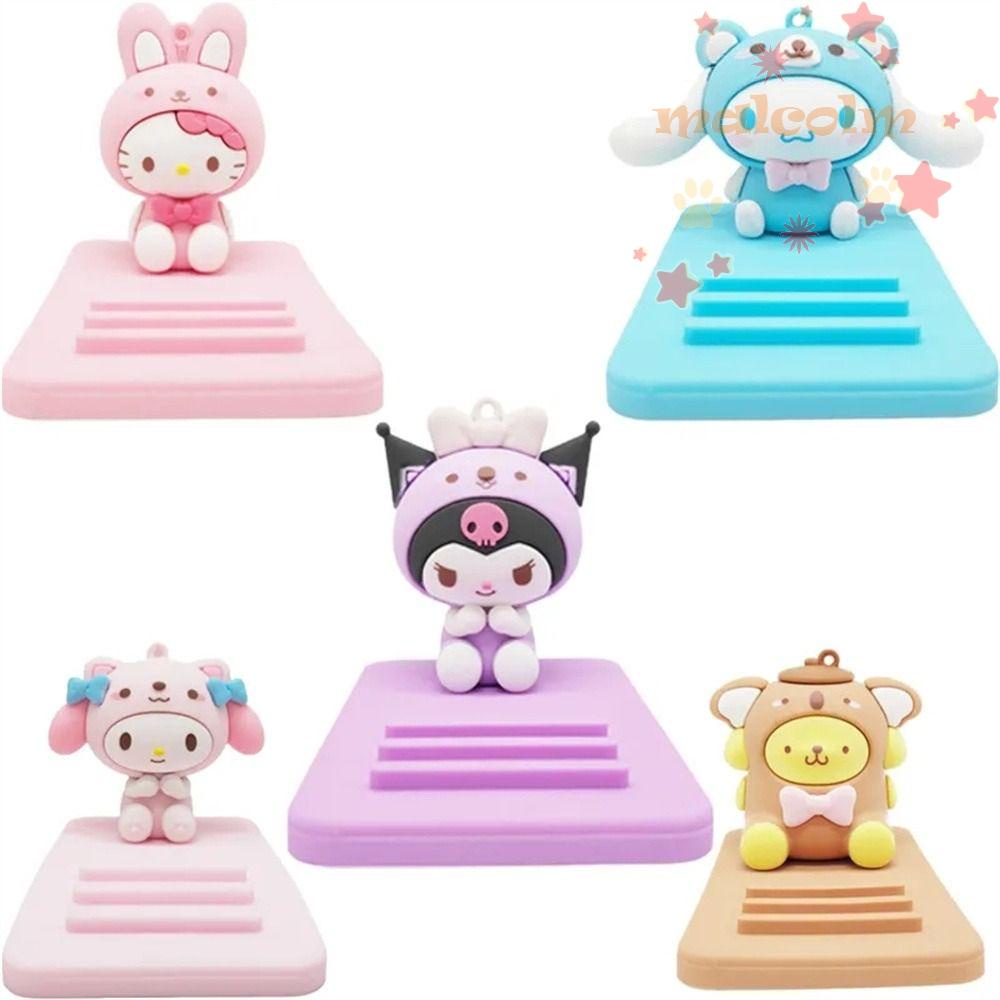 MALCOLM Giá Đỡ Điện Thoại Hình Melody Kuromi Hoạt Hình Cinnamoroll Sáng Tạo Để Bàn