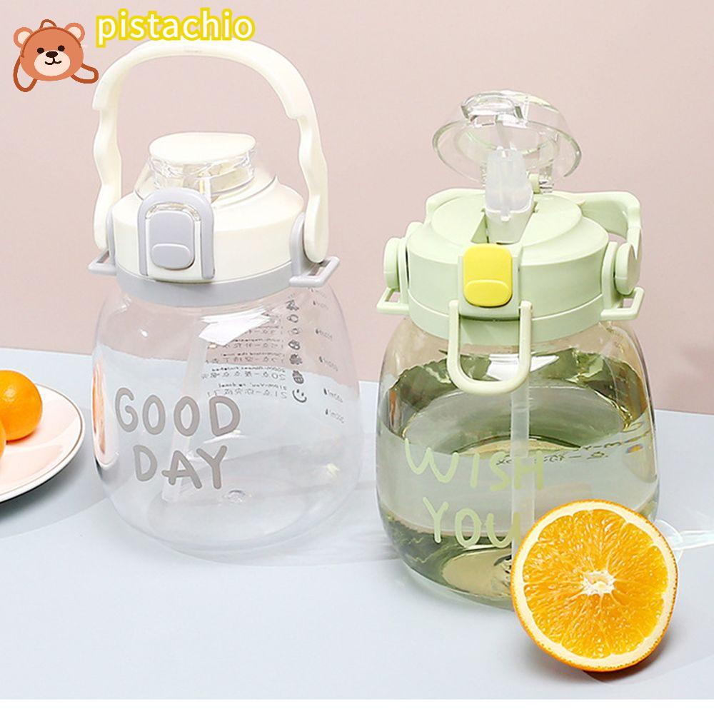 PISTA Bình Nước Thể Thao Dung Tích Lớn 1200ml Có Ống Hút Tiện Lợi