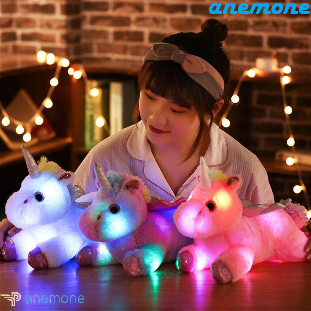 ANEMONE Đồ chơi nhồi bông Hình Con Kì Lân 38CM Có Đèn LED