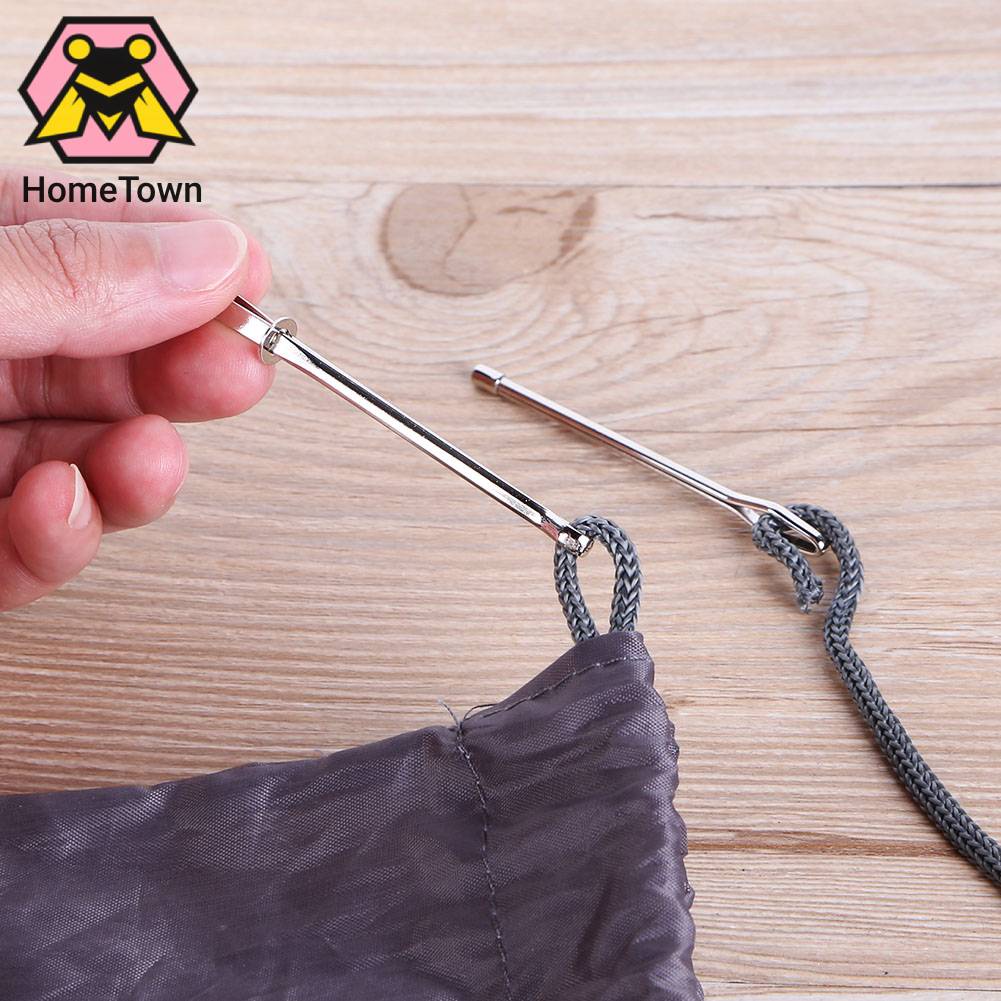 Set 2 Kẹp Thắt Lưng Co Giãn Bằng Thép Không Gỉ Dùng Cho Bện Dây DIY