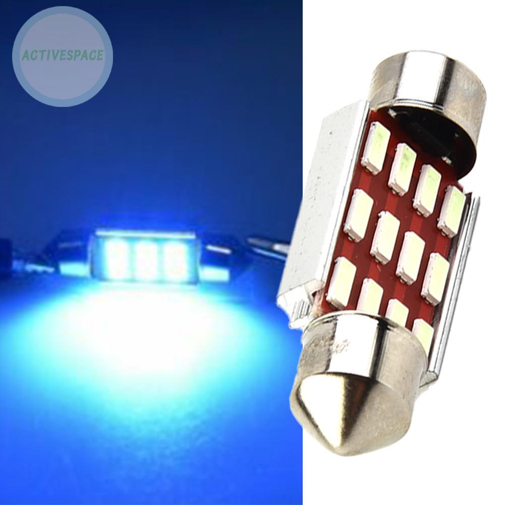⚡READYSTOCK⚡Festoon Canbus LED 36mm 4014 SMD Blue Illumination for Car Interior Enhancement