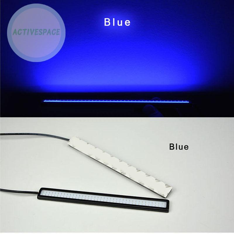 ⚡READYSTOCK⚡DRL Fog Light DC 6W Running 500lm 78cm Ultrathin Super Bright 12V Blue