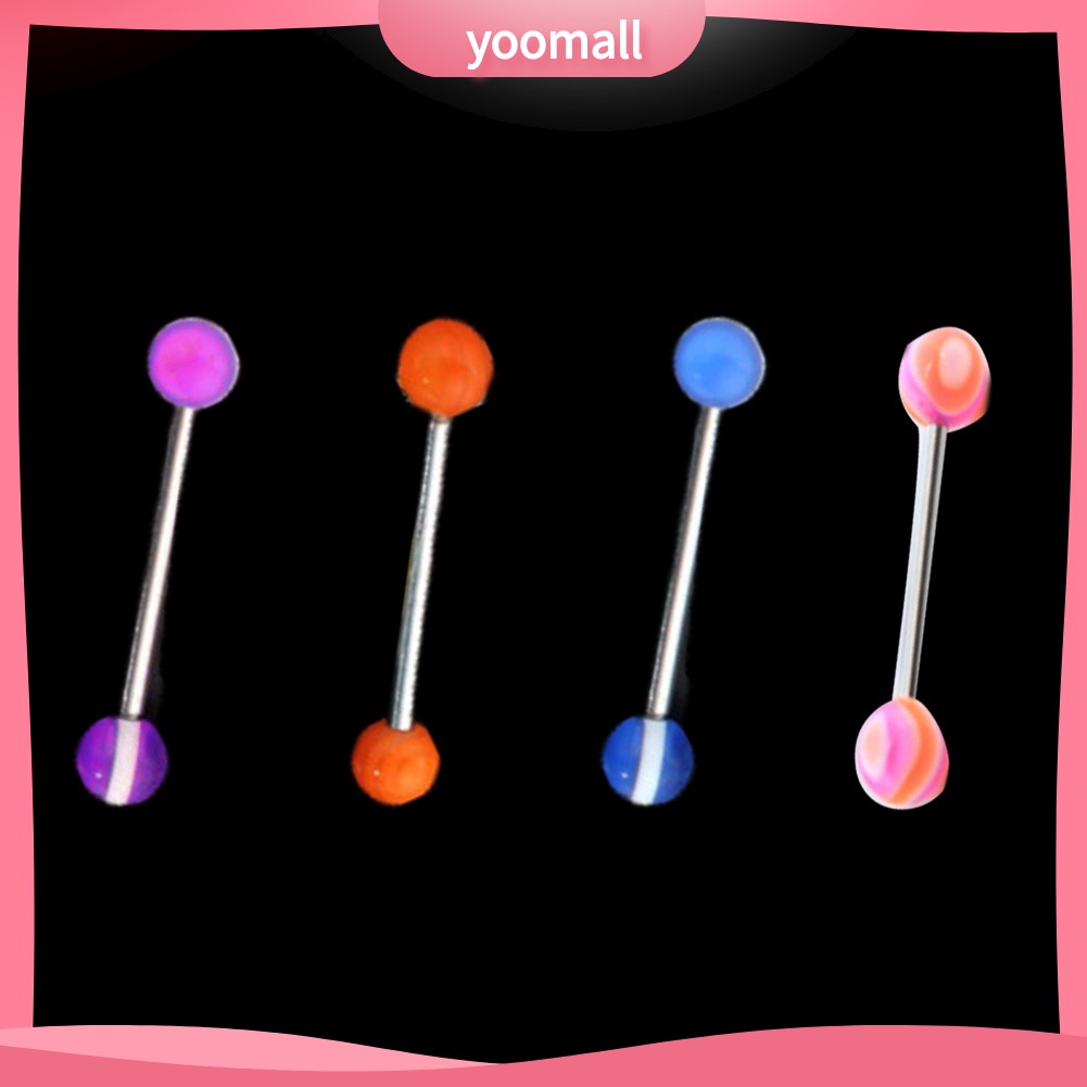 Bộ 20 / 50 Khuyên Lưỡi Nhiều Màu Sắc Thời Trang