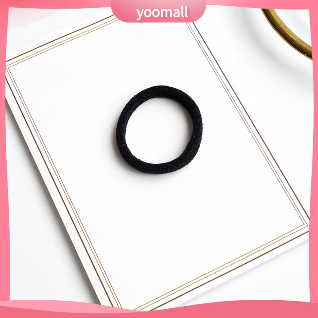 Dây Cột Tóc Bản Rộng 5cm Dày Co Giãn Màu Sắc Lấp Lánh