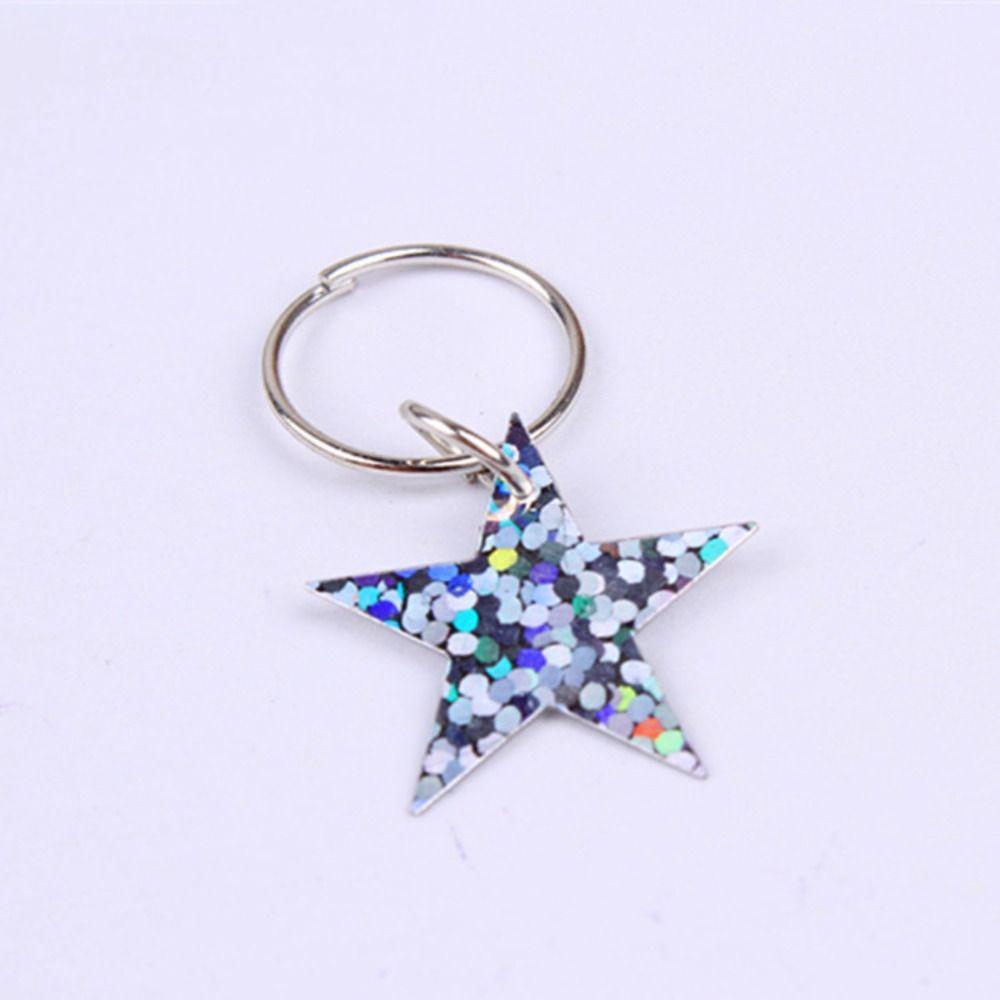 ANEMONE Bộ 30 Hạt Ngôi Sao Bện Tóc Bằng Nhựa Lấp Lánh Phong Cách Hip hop Cho Nữ / Bé Gái / Trẻ Em